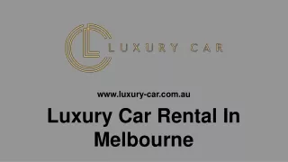 BMW hire Melbourne