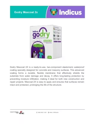 Godry Maxcoat 2X: Ultimate Waterproof Coating for Concrete