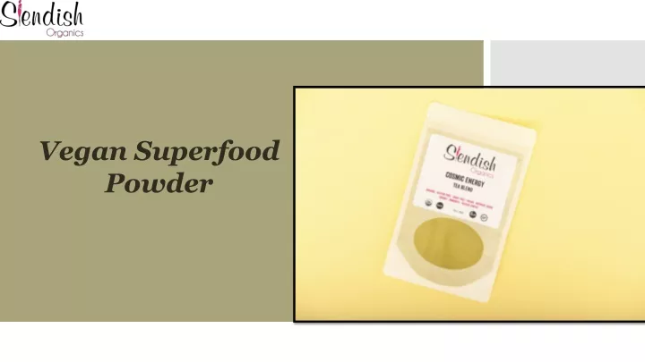 vegan superfood powder