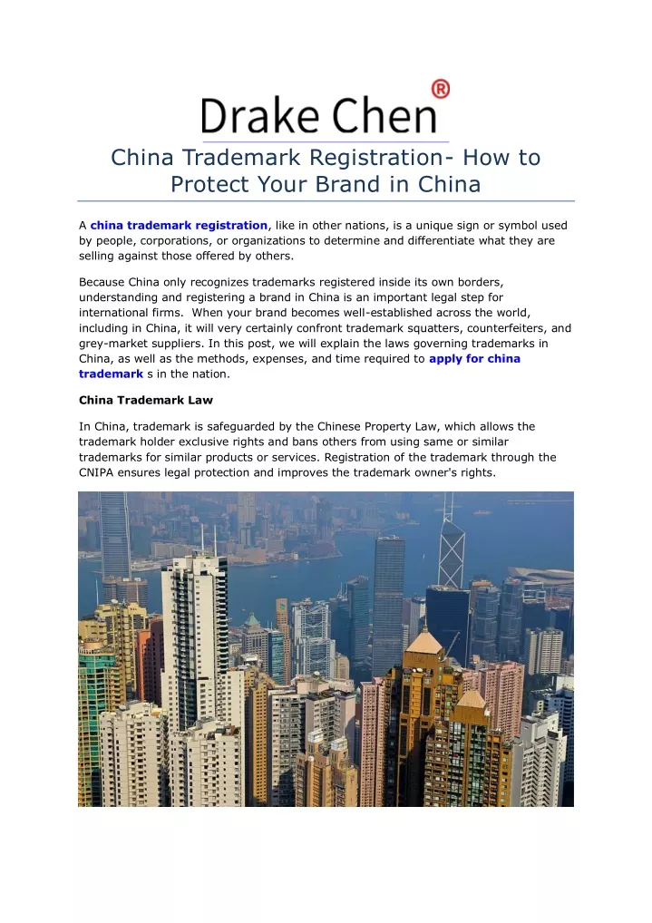 china trademark registration how to protect your