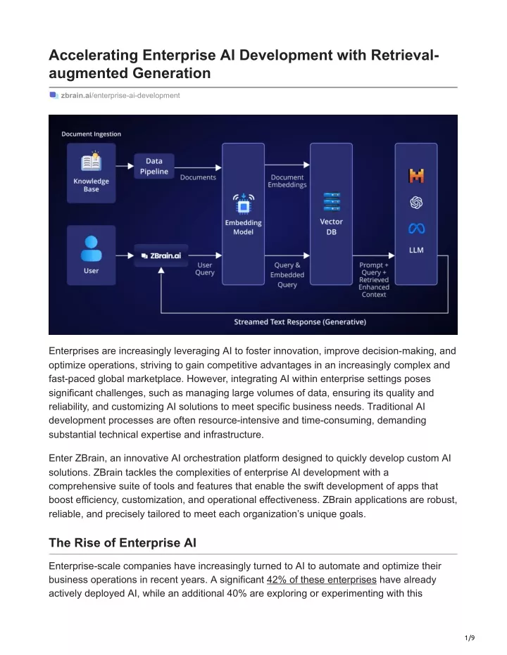 accelerating enterprise ai development with