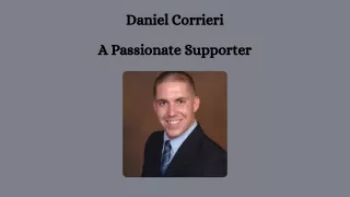 Daniel Corrieri - A Passionate Supporter