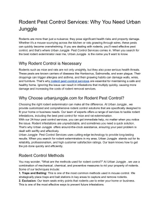 Rodent Pest Control Services_ Why You Need urbanjunggle