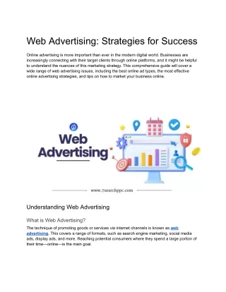 web advertising strategies for success