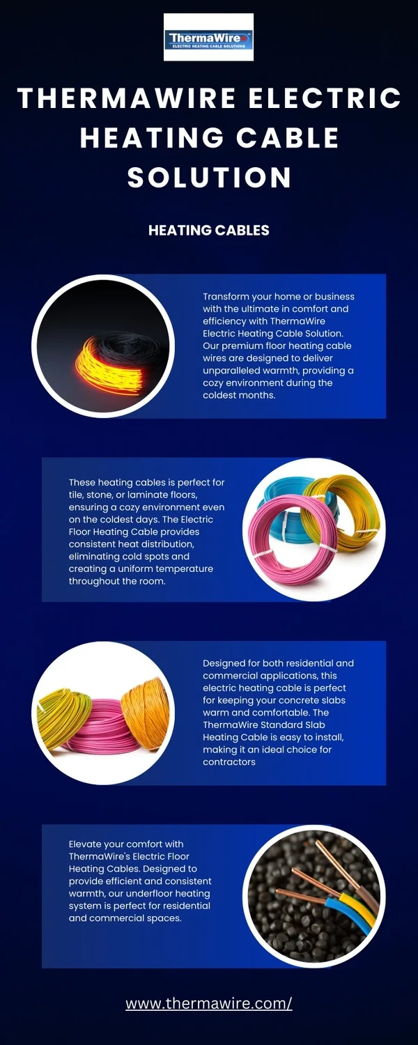 Heating Cables By ThermaWire Electric Heating Cable Solution