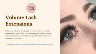 Volume Lash Extensions | Enhance Your Look with Lady Lash