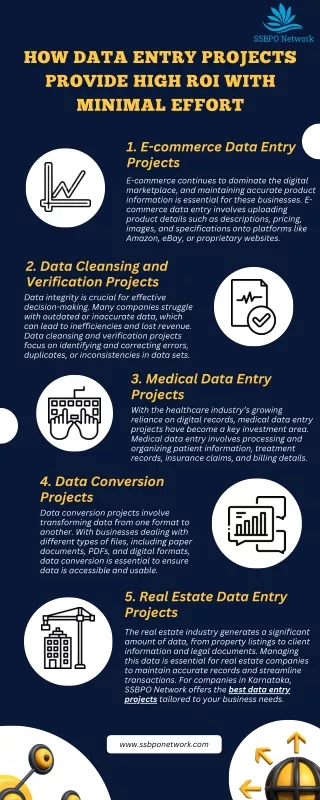 How Data Entry Projects Provide High ROI with Minimal Effort