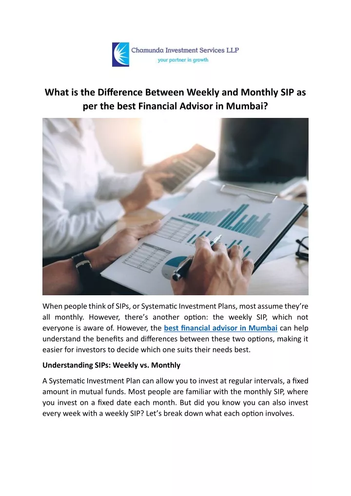 what is the difference between weekly and monthly