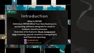 Myob Assignment Help in Australia for students