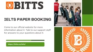 ielts paper booking