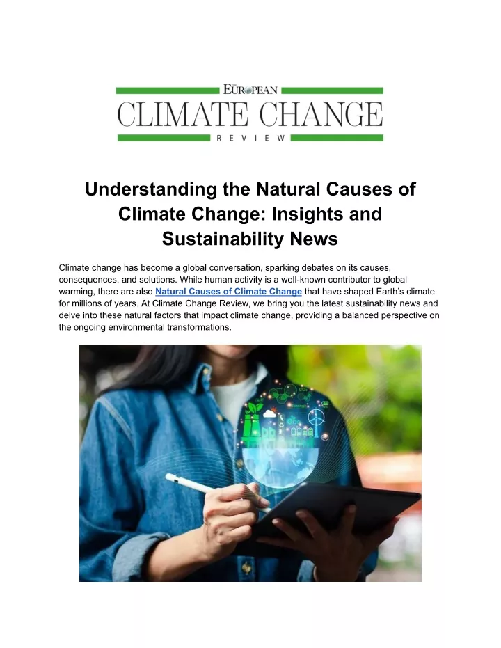 understanding the natural causes of climate