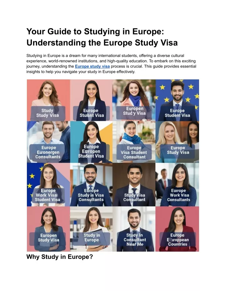 your guide to studying in europe understanding