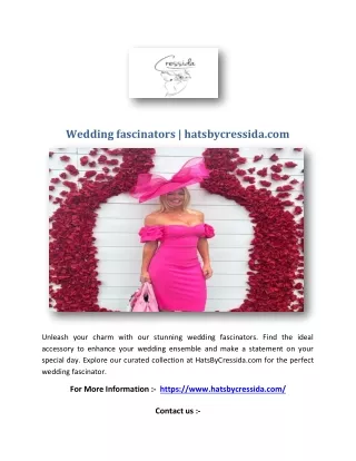 wedding fascinators hatsbycressida com