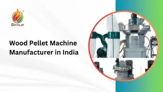 Wood Pellet Machine Manufacturer in India