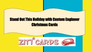 Stand Out This Holiday with Custom Engineer Christmas Cards
