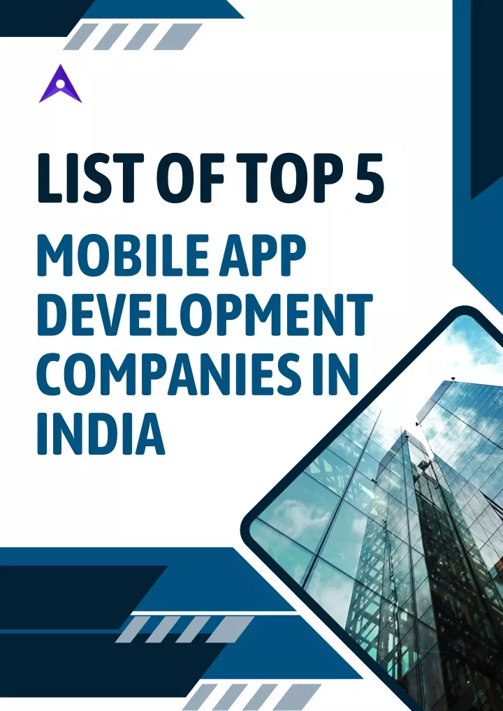 list of top 5 mobile app development companies