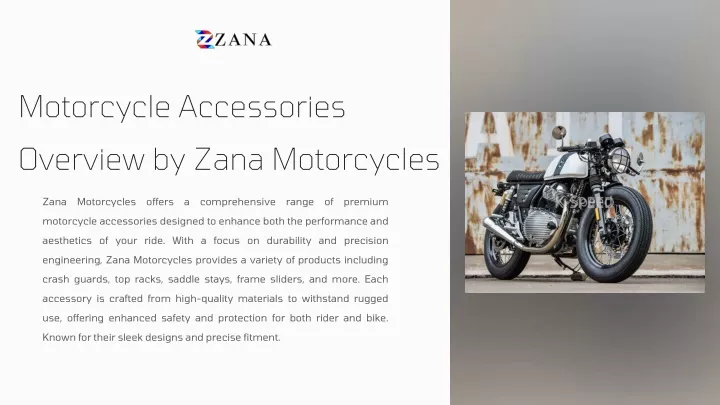 motorcycle accessories overview by zana