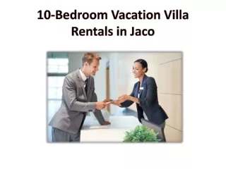 10-Bedroom Vacation Villa Rentals in Jaco