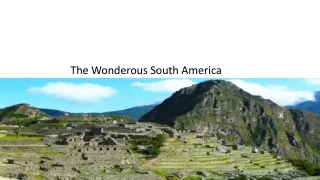 South america powerpoint