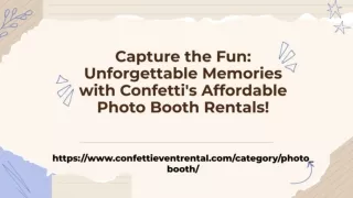 Affordable photo booth rentals in Youngstown OH