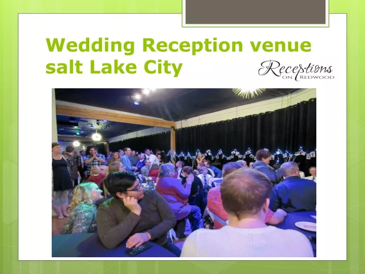 wedding reception venue salt lake city