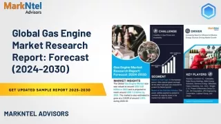 global gas engine market research report forecast