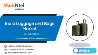 india luggage and bags market