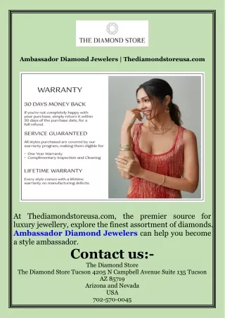 Ambassador Diamond Jewelers  Thediamondstoreusa.com