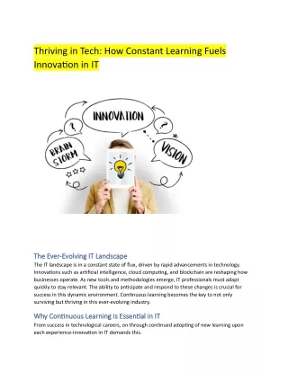 thriving in tech how constant learning fuels
