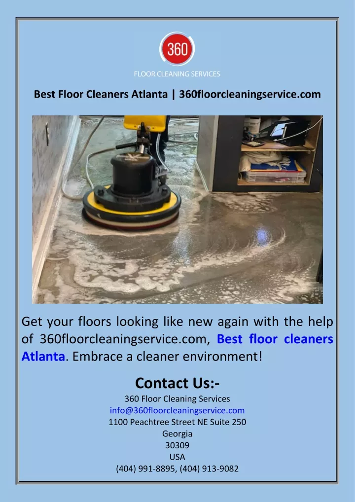 best floor cleaners atlanta