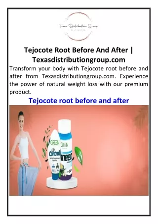 Tejocote Root Before And After  Texasdistributiongroup.com