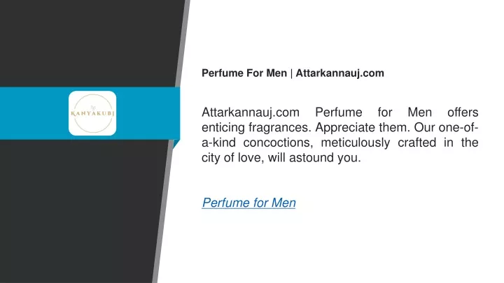 perfume for men attarkannauj com attarkannauj