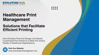 Healthcare Print Management Solutions that Facilitate Efficient Printing