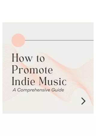 How to Promote Indie Music A Comprehensive Guide