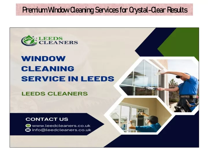 premium window cleaning services for crystal