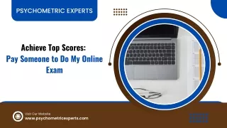 Achieve Top Scores: Pay Someone to Do My Online Exam