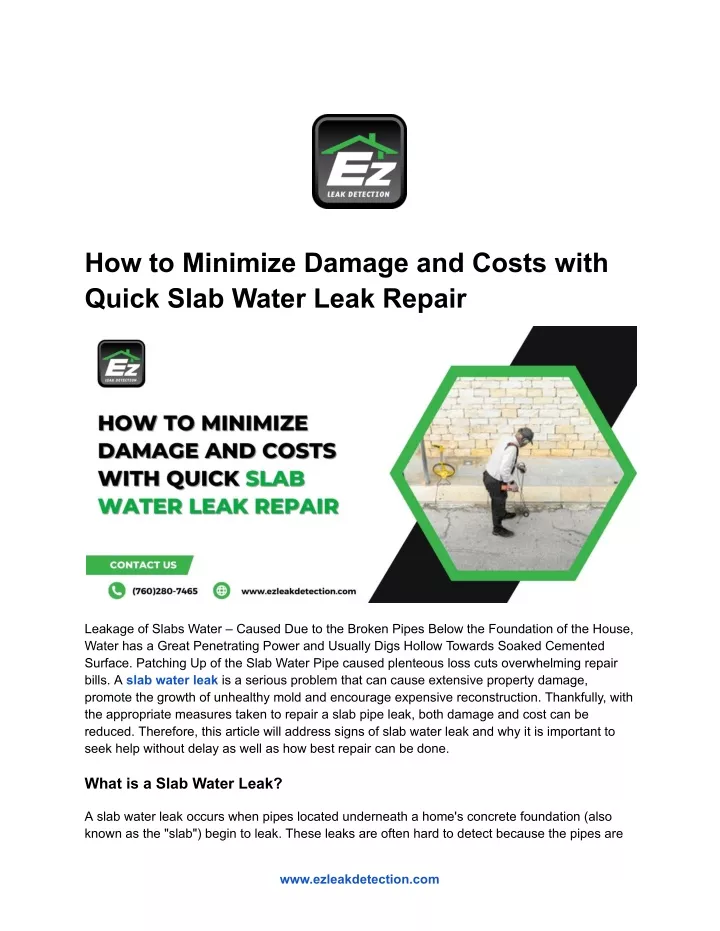 how to minimize damage and costs with quick slab