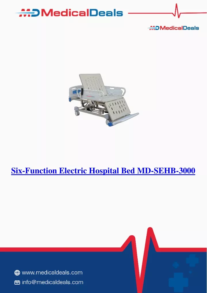 six function electric hospital bed md sehb 3000