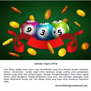 bandar togel online