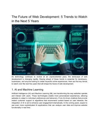 The Future of Web Development_ 5 Trends to Watch in the Next 5 Years