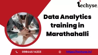 Data Analytics training in Marathahalli