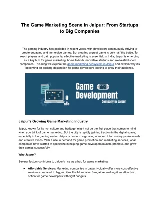 The Game Marketing Scene in Jaipur_ From Startups to Big Companies (1)