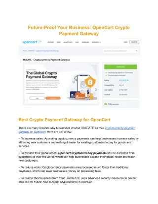 Future-Proof Your Business_ OpenCart Crypto Payment Gateway