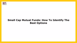 Why Small Cap Mutual Funds Should Be Part of Your Portfolio