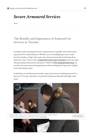 The Benefits and Importance of Armored Car Services in Toronto