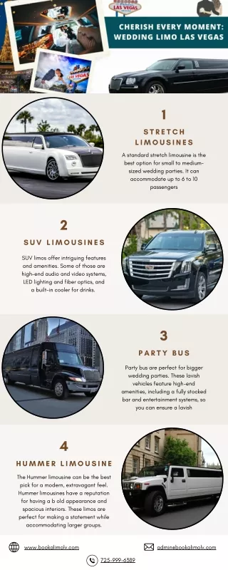 Types of Limousines You Can Choose For Your Wedding Day