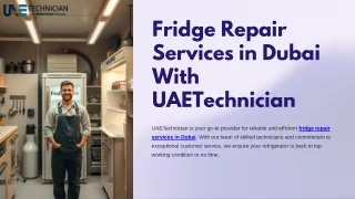 Fridge Repair Services in Dubai With UAETechnician | 045490505