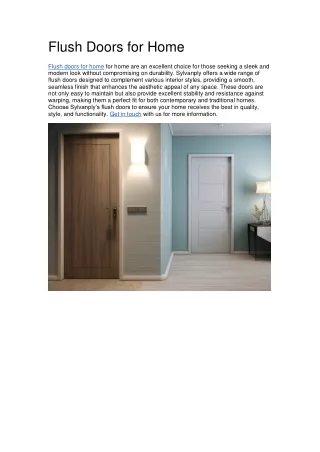 flush doors for home flush doors for home