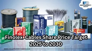 Finolex Cables Share Price 2025 to 2030