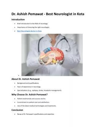 dr ashish pemawat best neurologist in kota